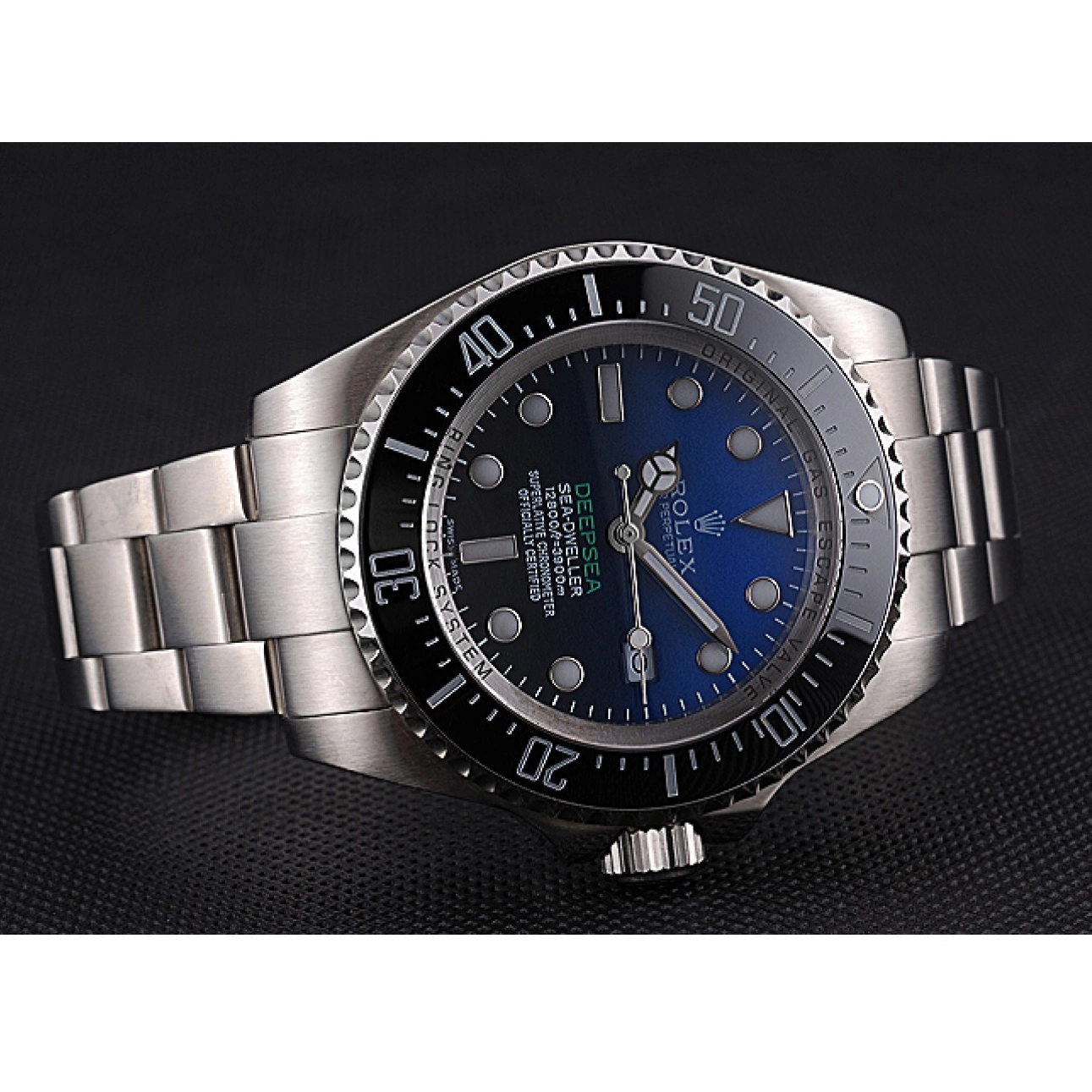 Best AAA Replica Sites 622847 Swiss And Dial Dweller Black Deepsea Case James Stainless Cameron Bracelet Steel 0602
